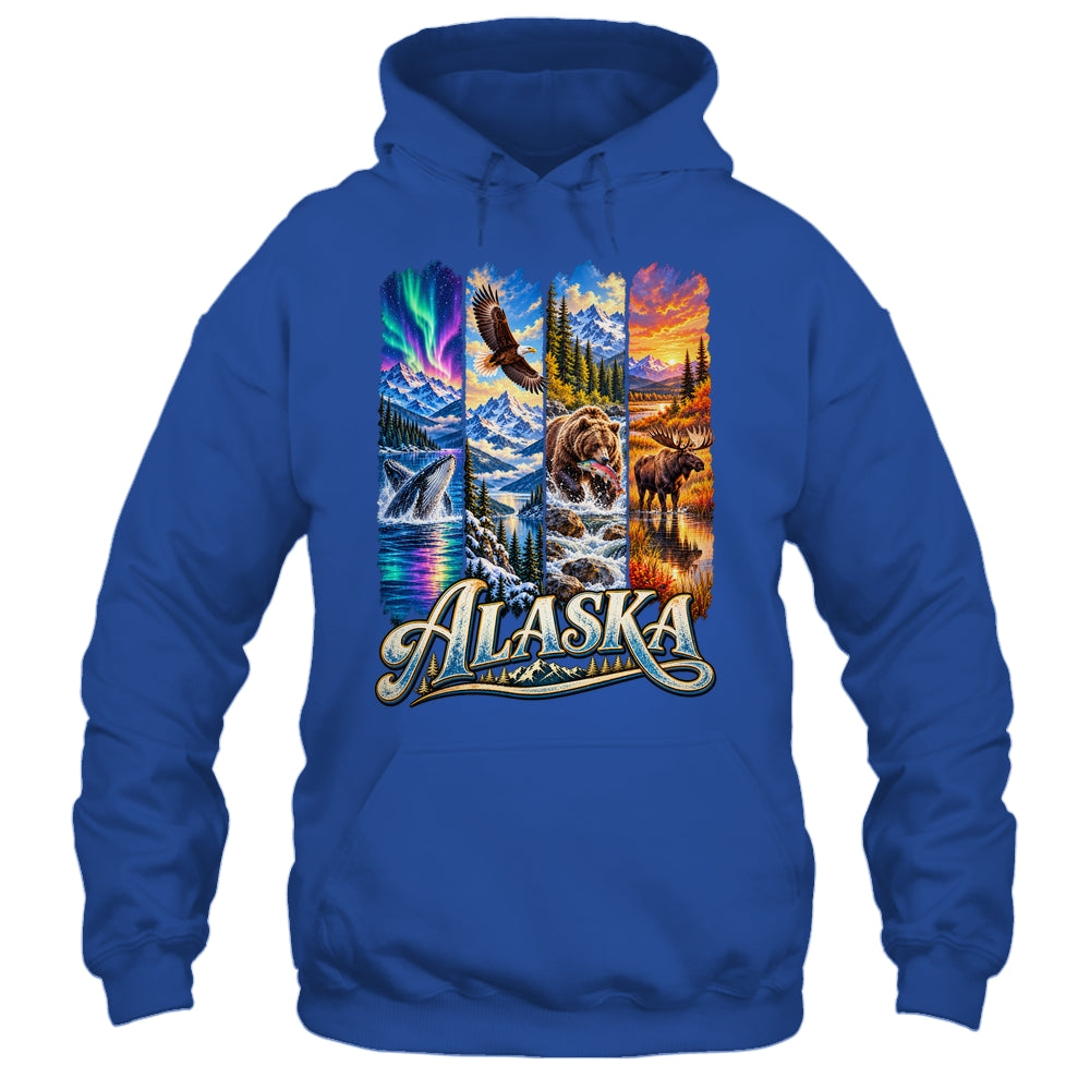 Alaska Adventure Nature Wildlife Bear Hiking Moose Travel Shirt & Hoodie | teecentury