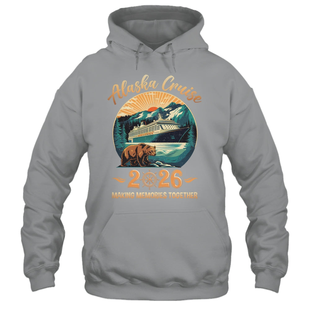 Alaska Cruise 2026 Family Adventure Matching Family Cruising Shirt & Hoodie | teecentury