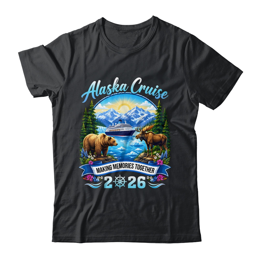 Alaska Cruise 2026 Family Friends Vacation Travel Matching Shirt & Hoodie | teecentury