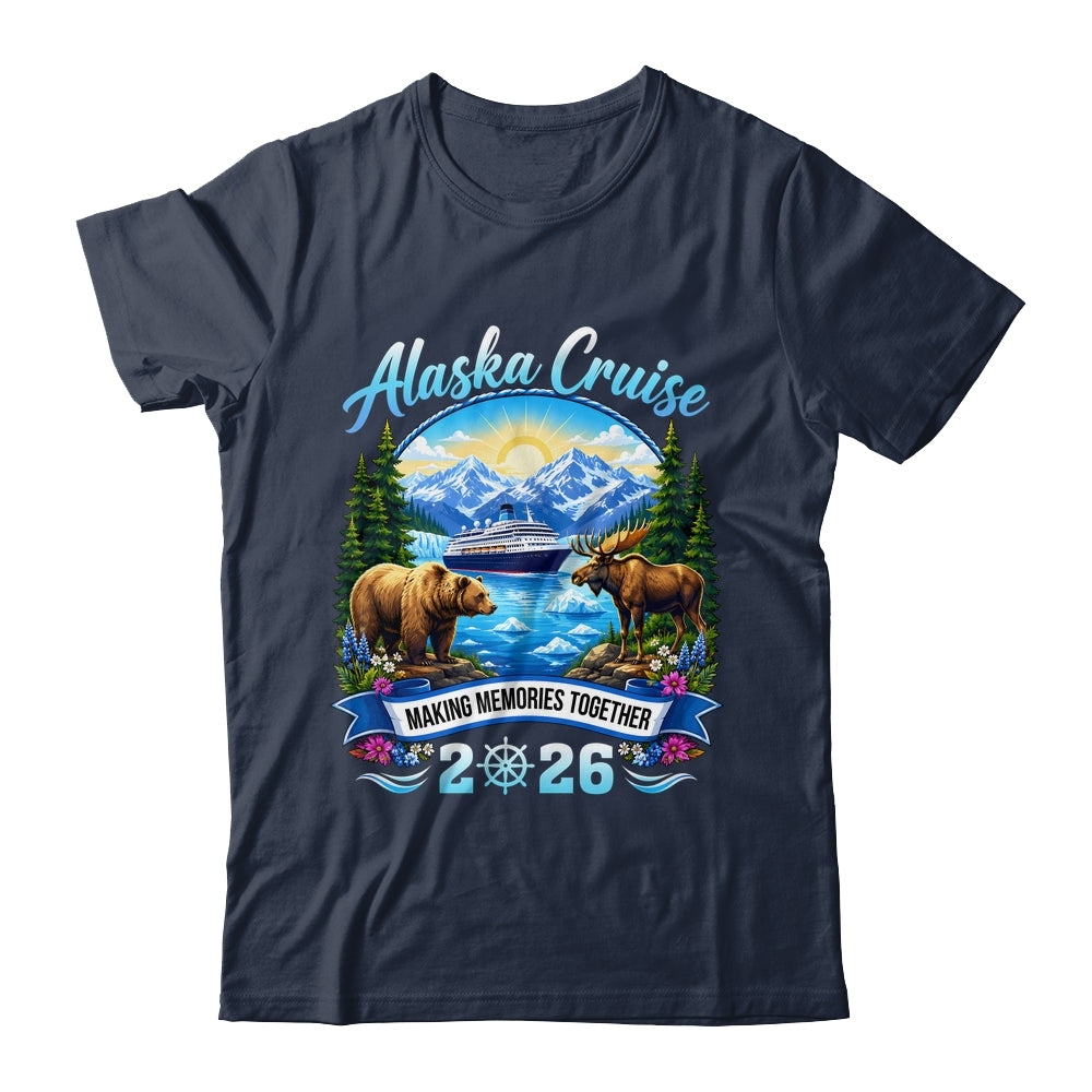 Alaska Cruise 2026 Family Friends Vacation Travel Matching Shirt & Hoodie | teecentury