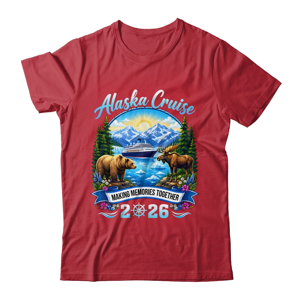 Alaska Cruise 2026 Family Friends Vacation Travel Matching Shirt & Hoodie | teecentury