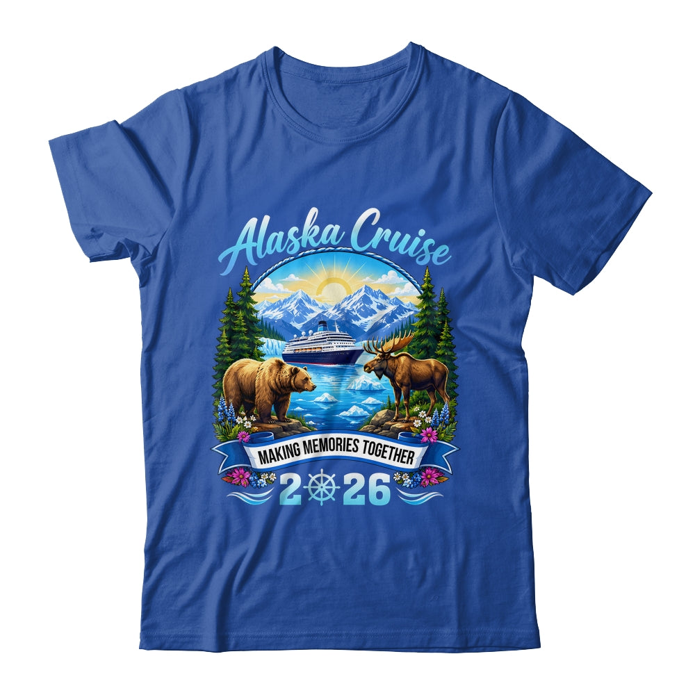 Alaska Cruise 2026 Family Friends Vacation Travel Matching Shirt & Hoodie | teecentury