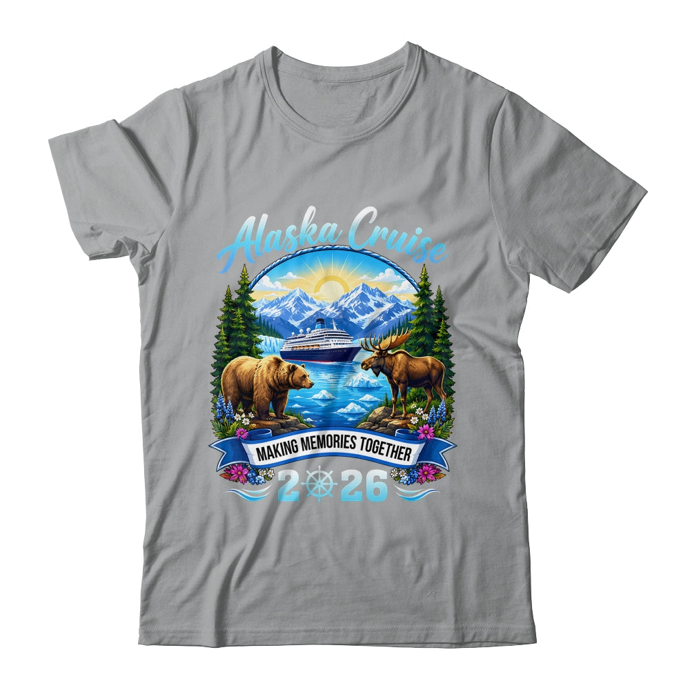 Alaska Cruise 2026 Family Friends Vacation Travel Matching Shirt & Hoodie | teecentury