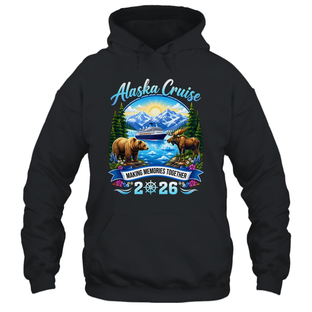 Alaska Cruise 2026 Family Friends Vacation Travel Matching Shirt & Hoodie | teecentury