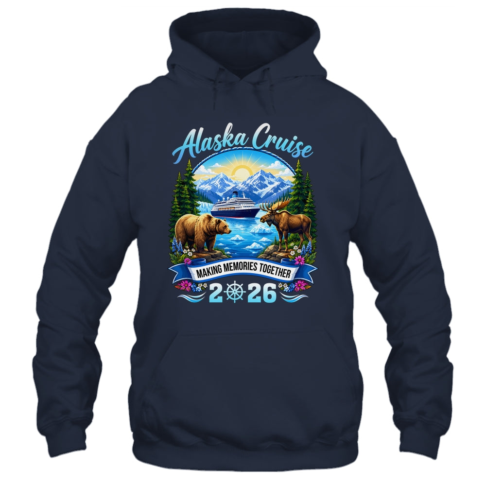 Alaska Cruise 2026 Family Friends Vacation Travel Matching Shirt & Hoodie | teecentury