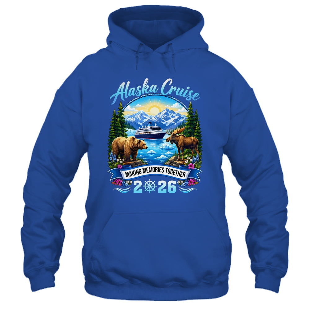 Alaska Cruise 2026 Family Friends Vacation Travel Matching Shirt & Hoodie | teecentury