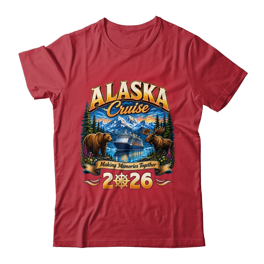 Alaska Cruise 2026 Friends Family Vacation Matching Memories Shirt & Hoodie | teecentury
