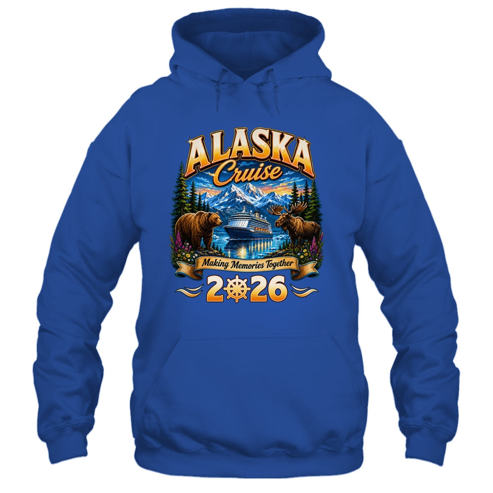 Alaska Cruise 2026 Friends Family Vacation Matching Memories Shirt & Hoodie | teecentury