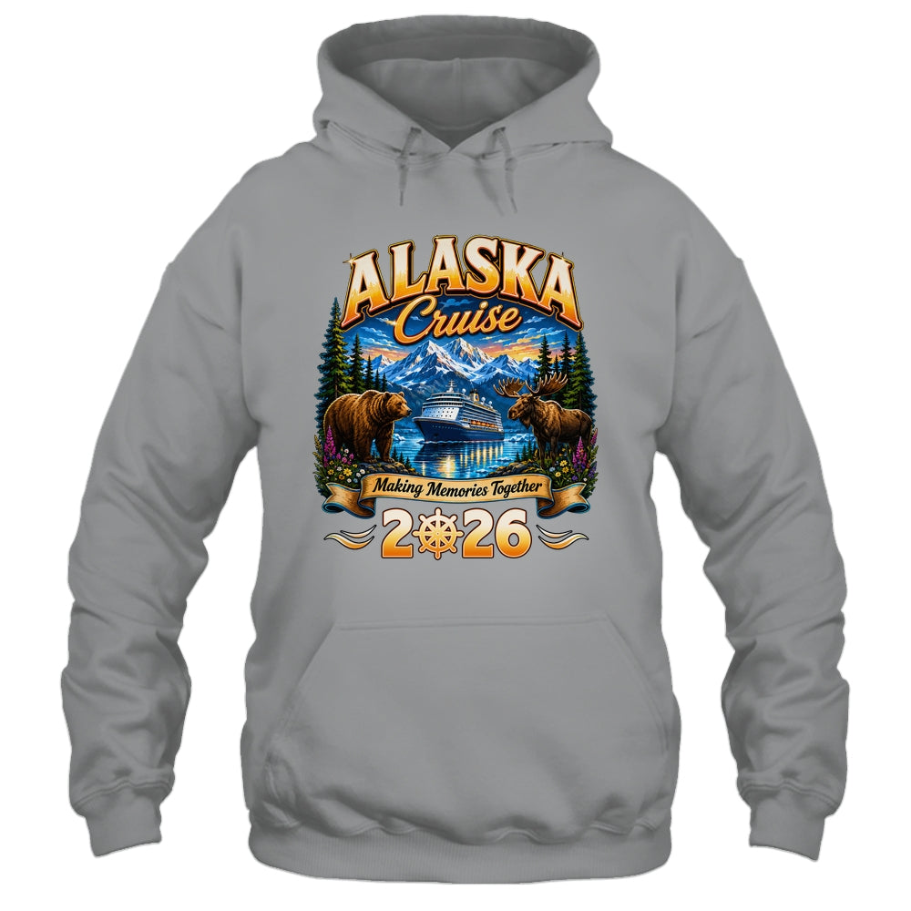 Alaska Cruise 2026 Friends Family Vacation Matching Memories Shirt & Hoodie | teecentury