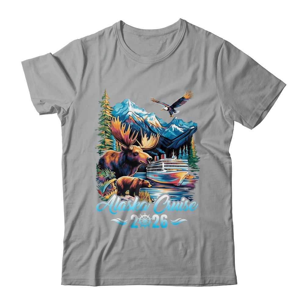 Alaska Cruise 2026 Matching Family Friends Group Alaskan Vacation Shirt & Hoodie | teecentury