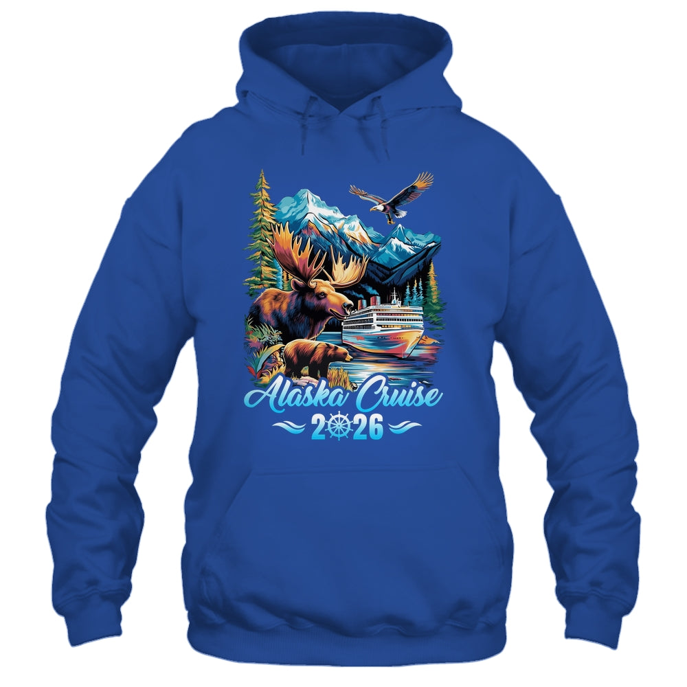Alaska Cruise 2026 Matching Family Friends Group Alaskan Vacation Shirt & Hoodie | teecentury
