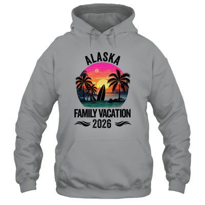 Alaska Family Vacation 2026 Matching Outfits Beach Summer Shirt & Hoodie | teecentury