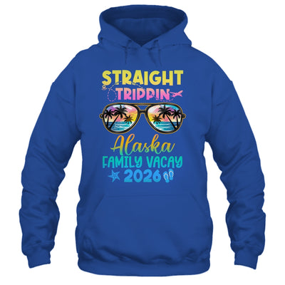 Alaska Family Vacay Vacation 2026 Straight Trippin Shirt & Tank Top | teecentury