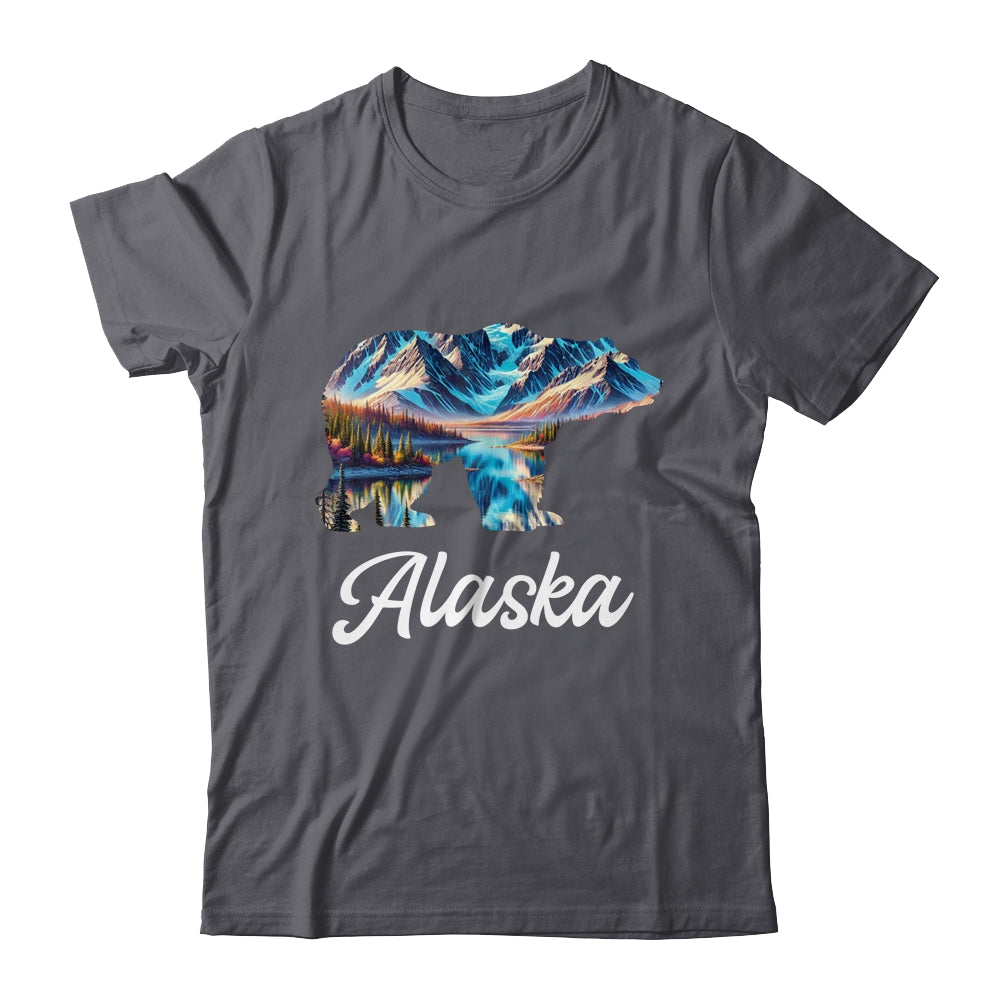 Alaska Mountains Bear Alaskan Lover Souvenir Vacation Trip Shirt & Hoodie | teecentury