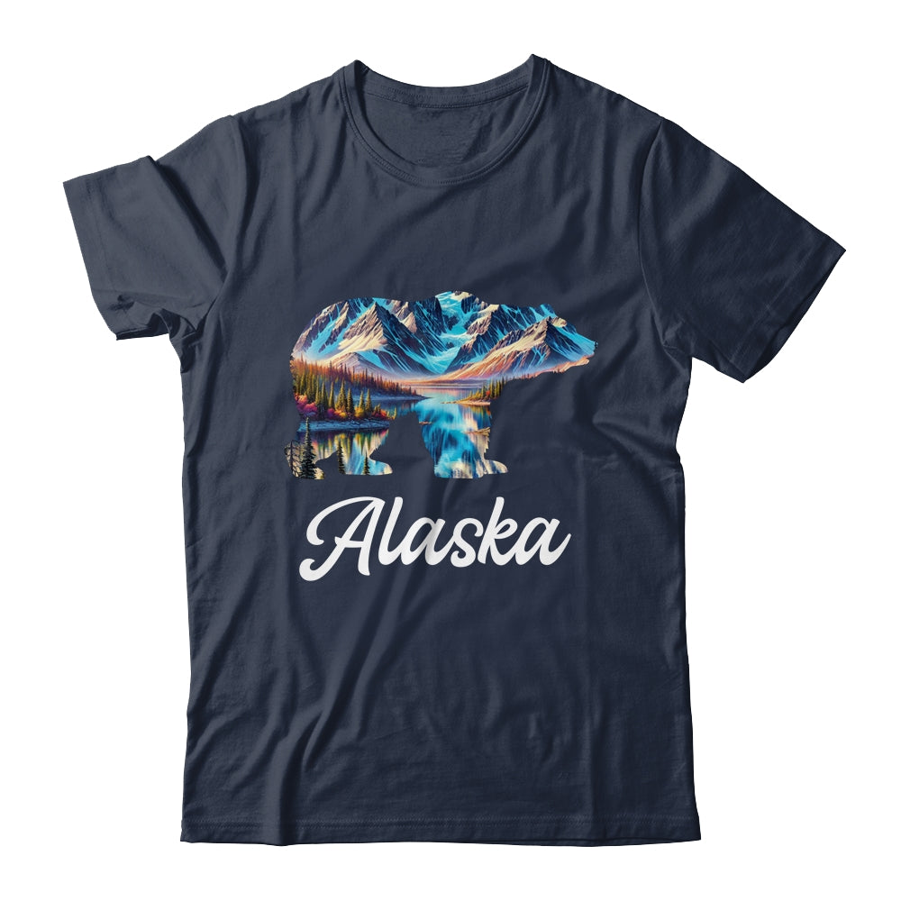 Alaska Mountains Bear Alaskan Lover Souvenir Vacation Trip Shirt & Hoodie | teecentury