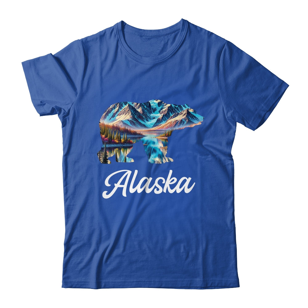 Alaska Mountains Bear Alaskan Lover Souvenir Vacation Trip Shirt & Hoodie | teecentury