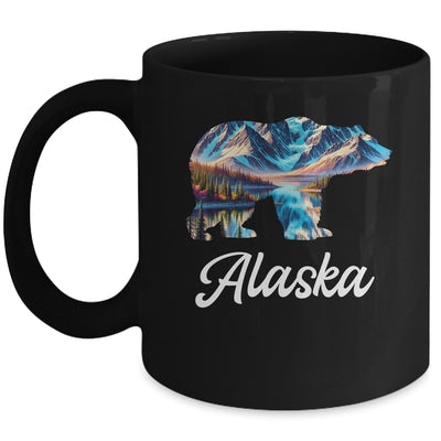 Alaska Mountains Bear Alaskan Lover Souvenir Vacation Trip Mug | teecentury