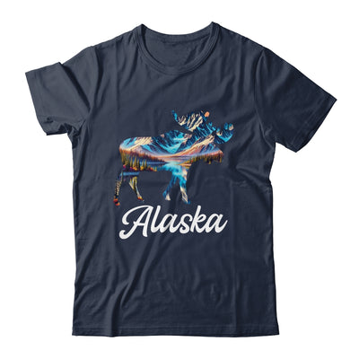 Alaska Mountains Moose Alaskan Lover Souvenir Vacation Trip Shirt & Hoodie | teecentury