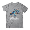 Alaska Mountains Moose Alaskan Lover Souvenir Vacation Trip Shirt & Hoodie | teecentury