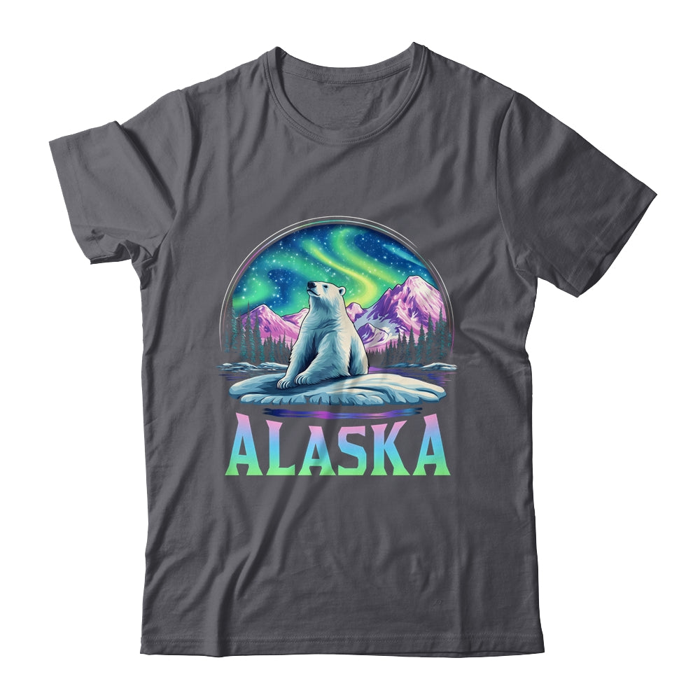 Alaska Northern Lights Aurora Viewing Bear Vacation Trip Shirt & Hoodie | teecentury