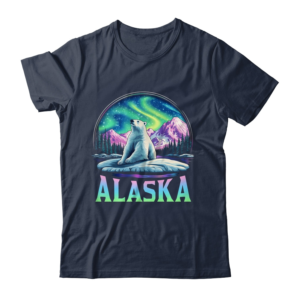 Alaska Northern Lights Aurora Viewing Bear Vacation Trip Shirt & Hoodie | teecentury