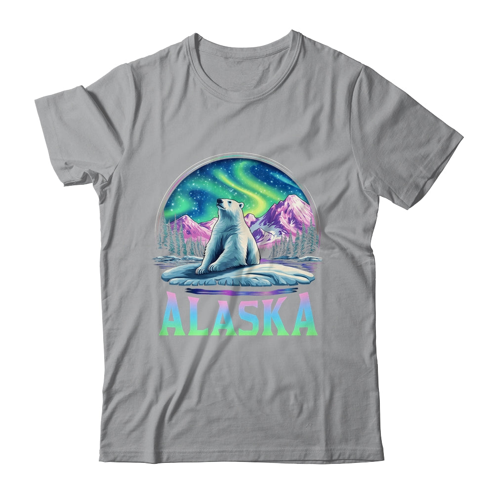 Alaska Northern Lights Aurora Viewing Bear Vacation Trip Shirt & Hoodie | teecentury