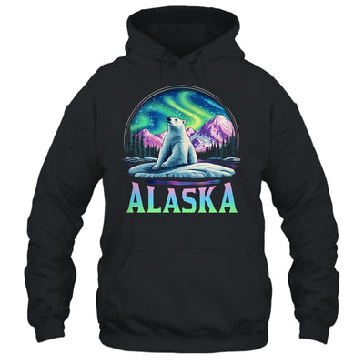 Alaska Northern Lights Aurora Viewing Bear Vacation Trip Shirt & Hoodie | teecentury