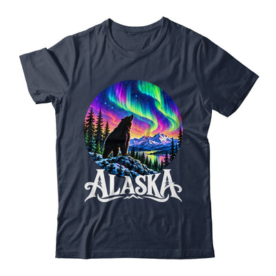 Alaska Northern Lights Aurora Viewing Bear Vacation Vintage Shirt & Hoodie | teecentury
