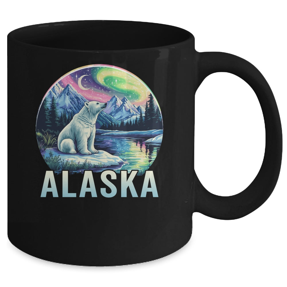 Alaska Northern Lights Aurora Viewing Vacation Alaska Trip Mug | teecentury