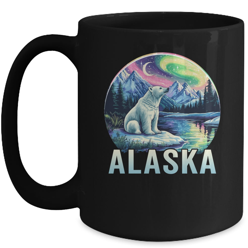 Alaska Northern Lights Aurora Viewing Vacation Alaska Trip Mug | teecentury