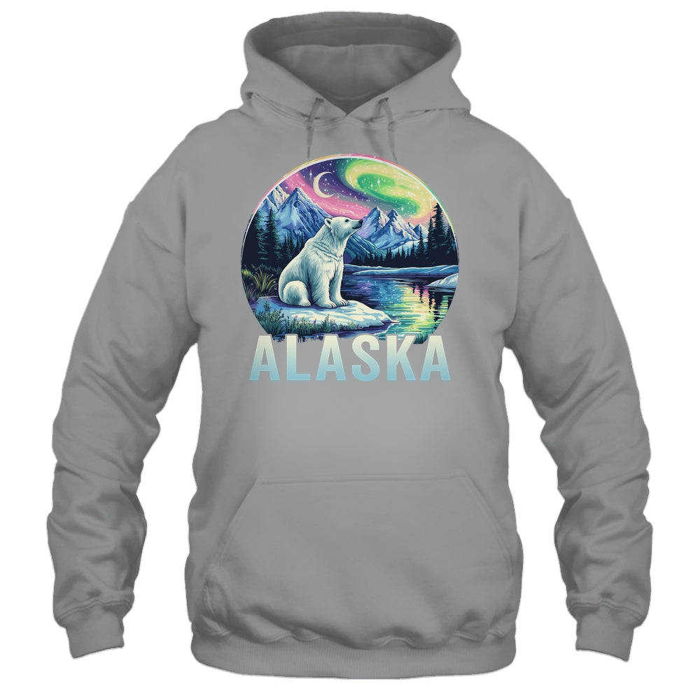 Alaska Northern Lights Aurora Viewing Vacation Alaska Trip Shirt & Hoodie | teecentury