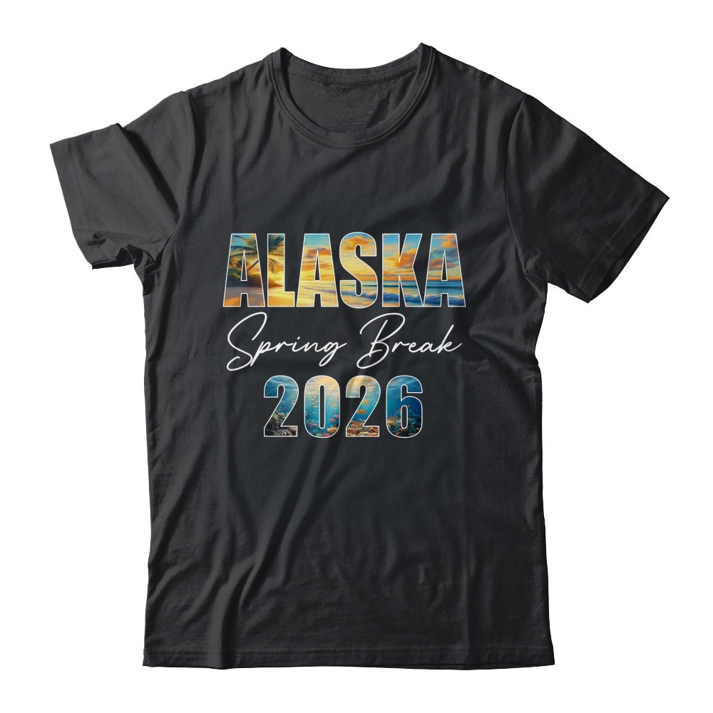 Alaska Spring Break 2026 Summer Vacation Beach Shirt & Tank Top | teecentury