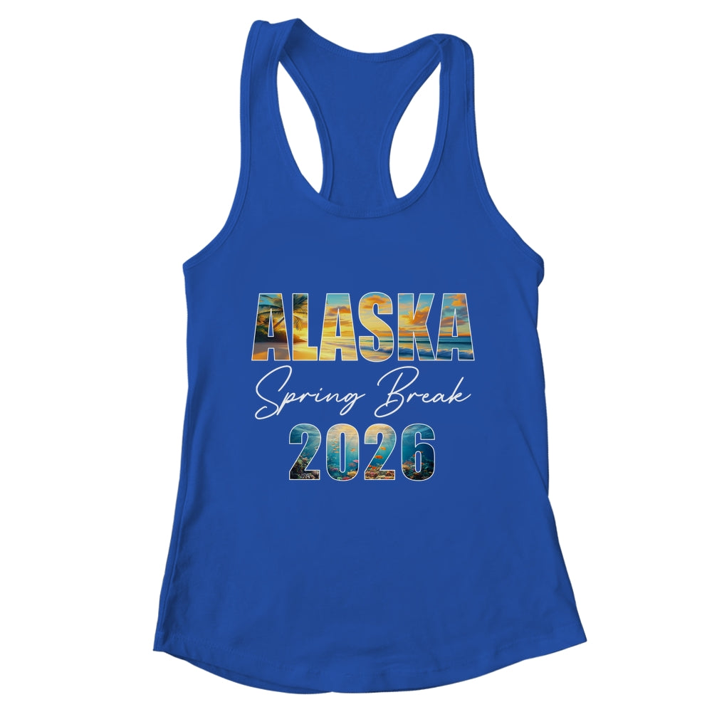 Alaska Spring Break 2026 Summer Vacation Beach Shirt & Tank Top | teecentury