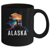 Alaskan Bear Animal Alaska Map Souvenirs Vacation Vintage Mug | teecentury