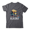 Alaskan Moose Animal Alaska Map Souvenirs Vacation Vintage Shirt & Hoodie | teecentury