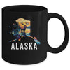 Alaskan Moose Animal Alaska Map Souvenirs Vacation Vintage Mug | teecentury