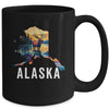Alaskan Moose Animal Alaska Map Souvenirs Vacation Vintage Mug | teecentury