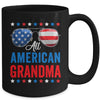 All American Grandma 4th Of July Memorial Day Matching Mug | teecentury