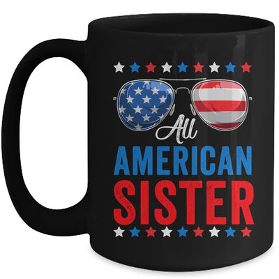 All American Sister 4th Of July Memorial Day Matching Mug | teecentury