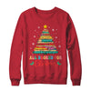 All Booked For Christmas Book Christmas Tree Lights Shirt & Sweatshirt | teecentury