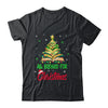 All Booked For Christmas Vintage Librarian Xmas Tree Lights Shirt & Sweatshirt | teecentury