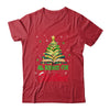 All Booked For Christmas Vintage Librarian Xmas Tree Lights Shirt & Sweatshirt | teecentury