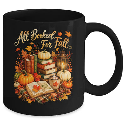 All Booked For Fall Books Coffee Cozy Autumn Reading Women Mug | teecentury