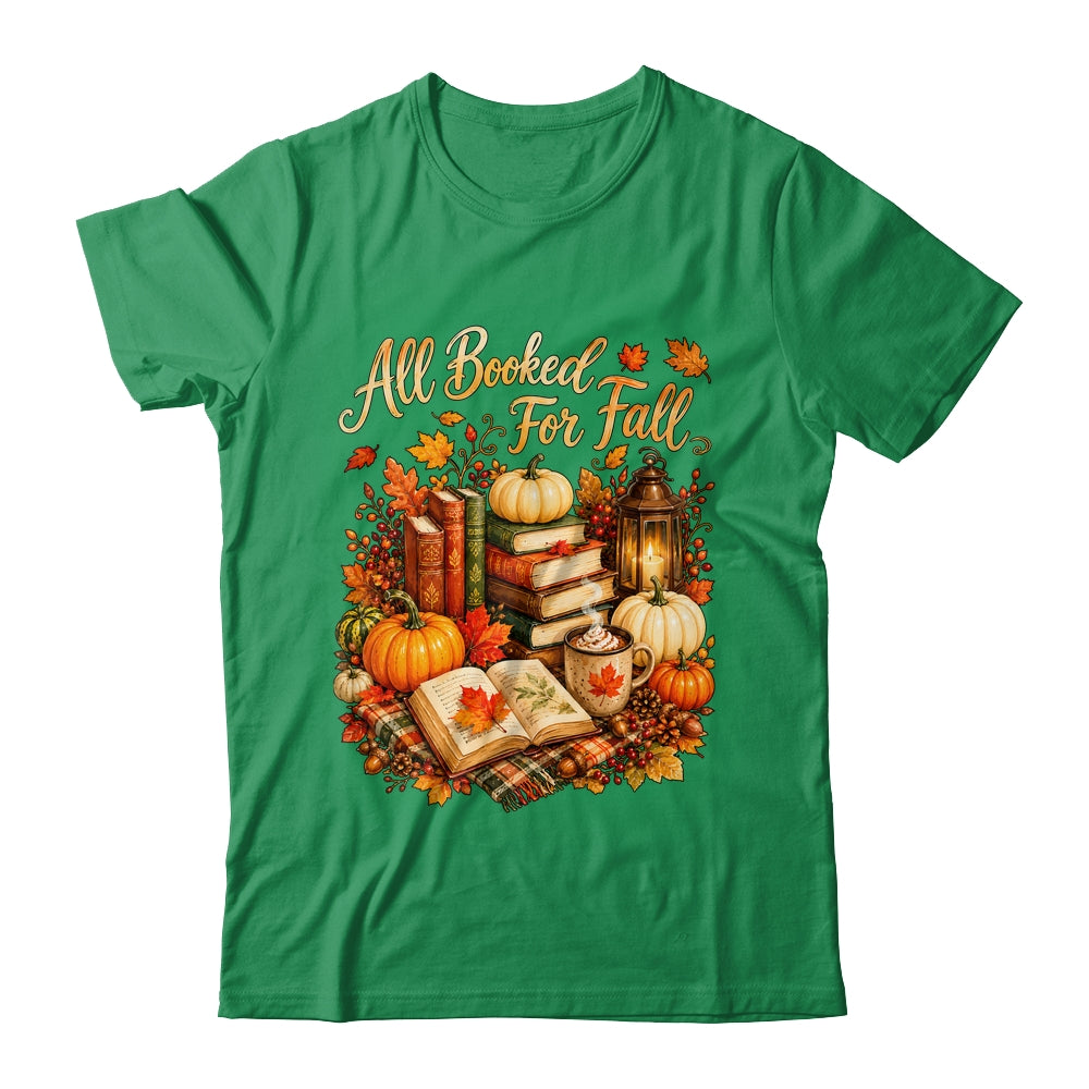 All Booked For Fall Books Coffee Cozy Autumn Reading Women Shirt & Sweatshirt | teecentury