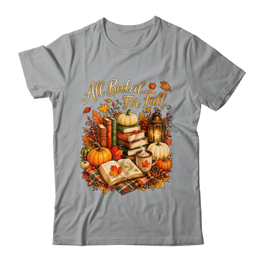 All Booked For Fall Books Coffee Cozy Autumn Reading Women Shirt & Sweatshirt | teecentury