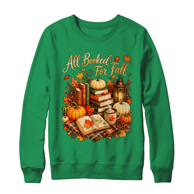 All Booked For Fall Books Coffee Cozy Autumn Reading Women Shirt & Sweatshirt | teecentury