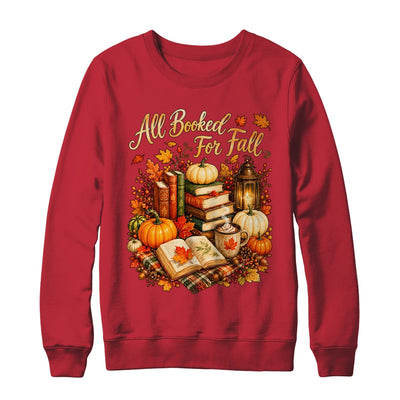 All Booked For Fall Books Coffee Cozy Autumn Reading Women Shirt & Sweatshirt | teecentury