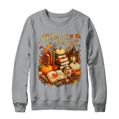All Booked For Fall Books Coffee Cozy Autumn Reading Women Shirt & Sweatshirt | teecentury