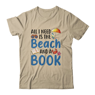 All I Needs Is Beach And A Book Summer Book Lover Reading Shirt & Tank Top | teecentury