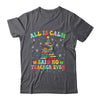All Is Calm Said No Teacher Ever Funny Book Christmas Tree Shirt & Sweatshirt | teecentury